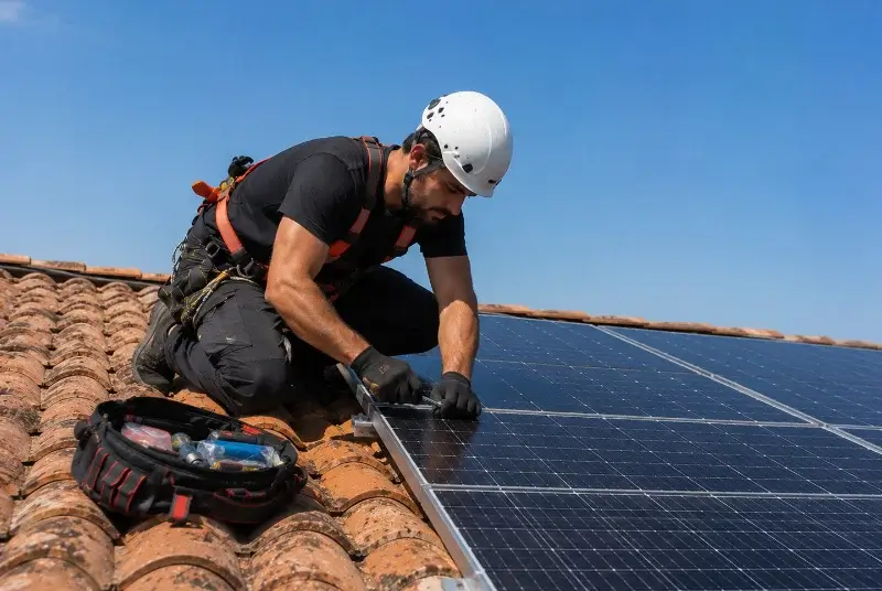 Maintenance et monitoring de panneaux solaires à Villeneuve-de-la-Raho